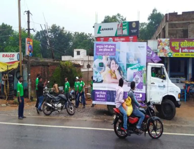 Nuvoco display canter across Jharkhand