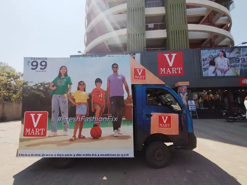 V-Mart canter activity & van road show